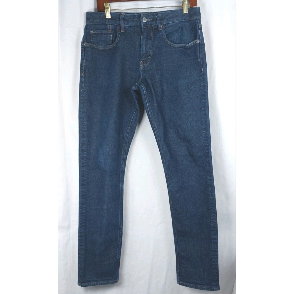 Bonobos Athletic Fit Jeans Mens 30x32 (Actual 32x32) Dark Wash Organic Cotton